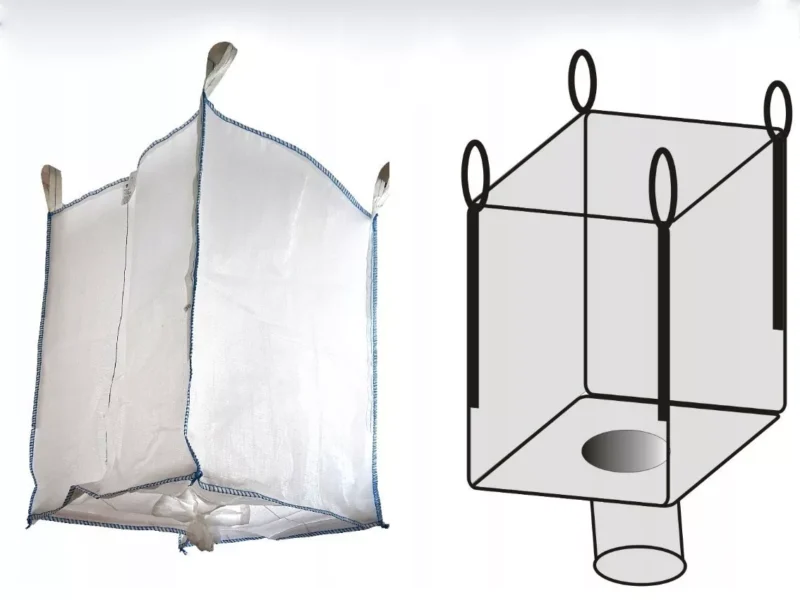 Big Bag Çuval - 90X90X120  Alt Bacalı - Görsel 3