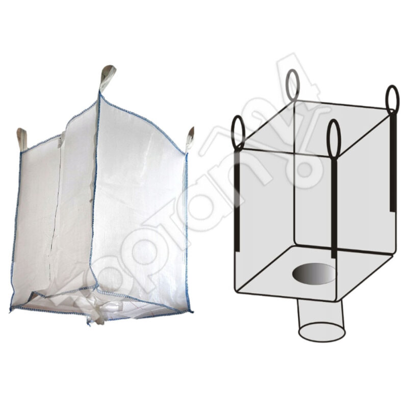 Big Bag Çuval - 90X90X120  Alt Bacalı