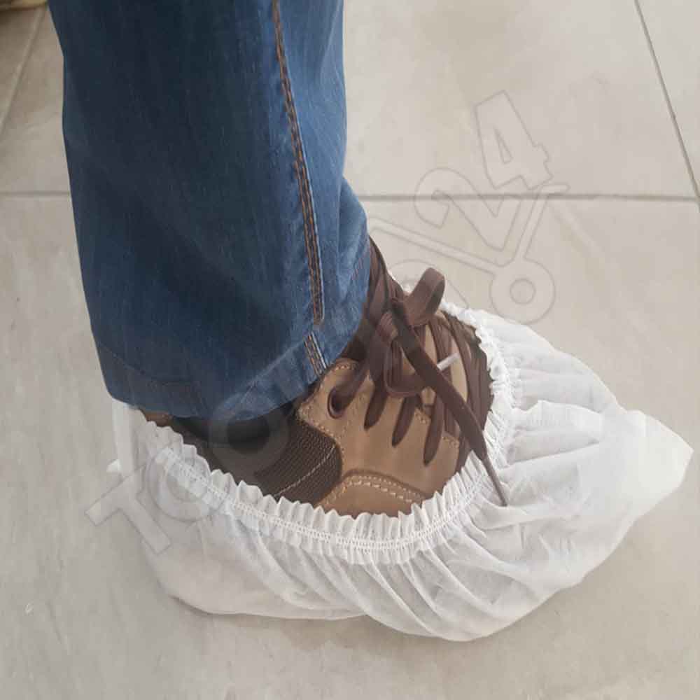 Tela Bez Galoş Tek kullanımlık Galoş Beyaz 2 Tela Bez Galoş Tek kullanımlık Galoş Beyaz - Görsel 2