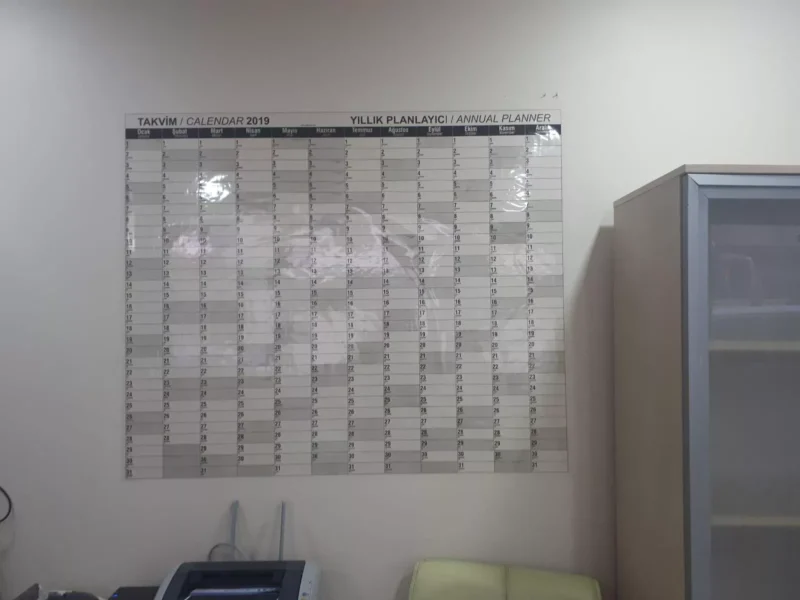 Takvim - Yıllık Planlayıcı 120x100 - Görsel 15