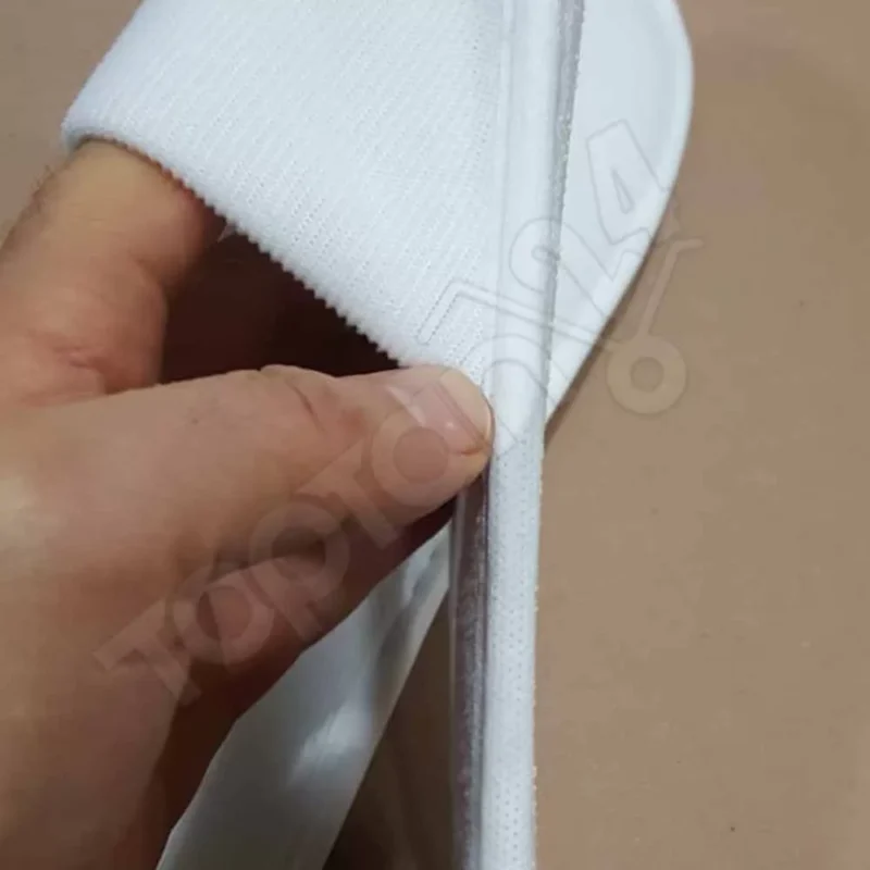 Çift Katlı Havlu Otel Terliği Kaymaz Taban - Görsel 6