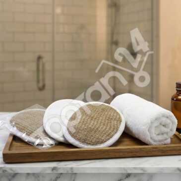 Tek Kullanımlık Örme Oval Banyo Lifi Poşetli