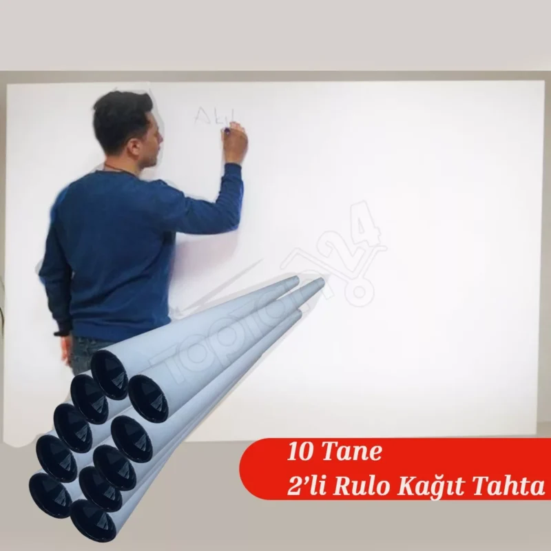 10 Adet 2'li 100×120 rulo Kağıt Tahta Toplam 20 Adet