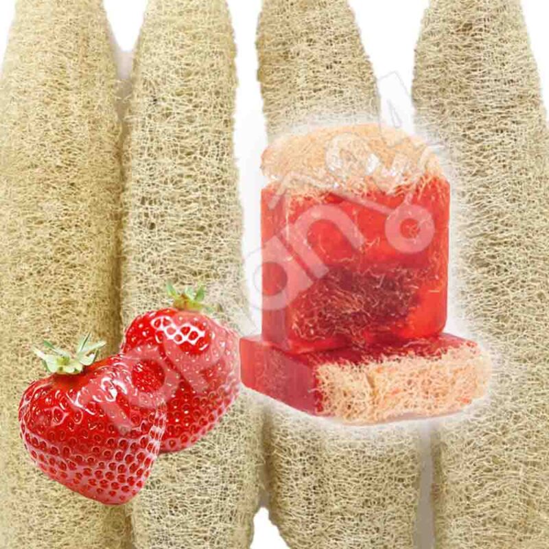 Doğal Kabak Lifli Sabun - Çilek 100 Gr - The Soap Factory - Görsel 5