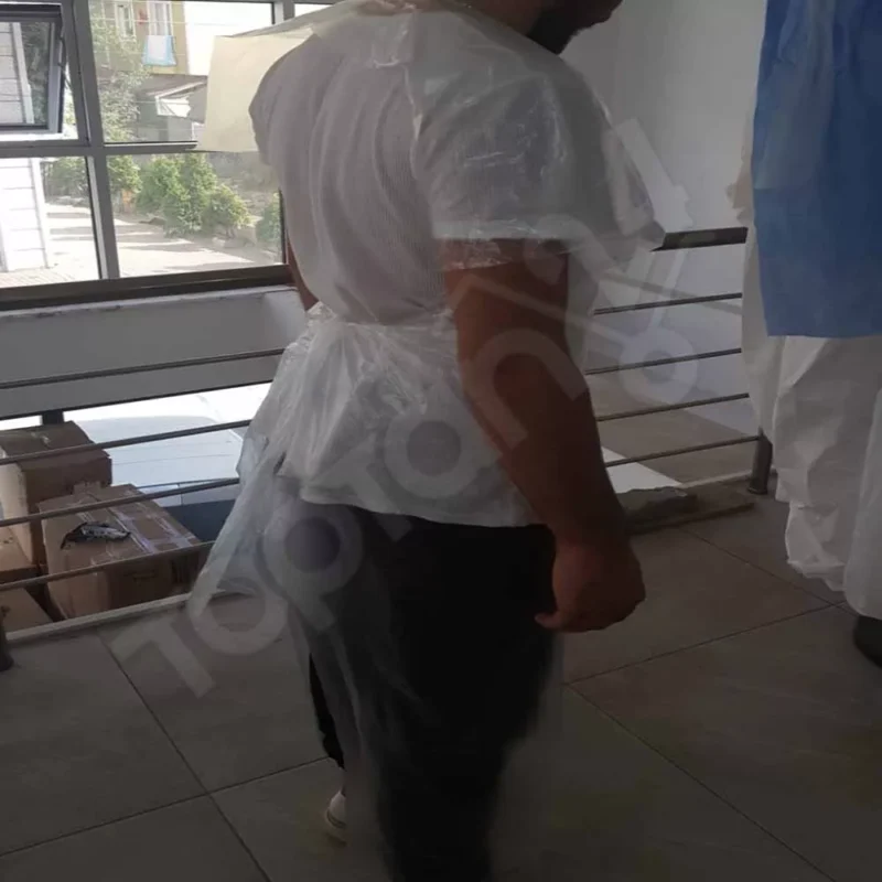 Tek Kullanımlık Çalışma Önlüğü - Mutfak Önlüğü – Etkinlik Önlüğü - Naylon Apron - Görsel 5