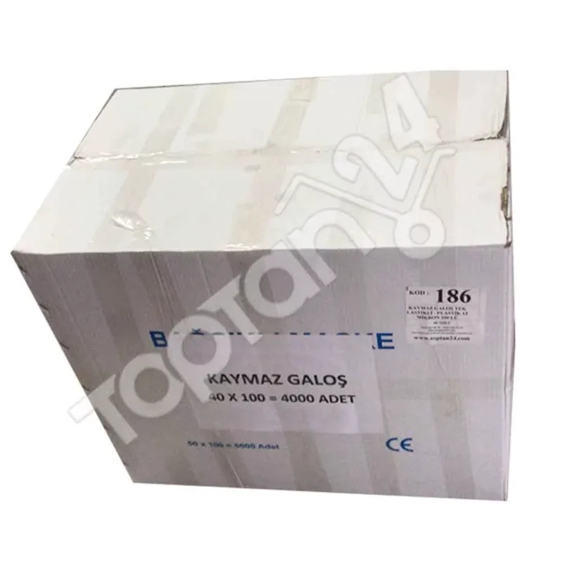 Tek Kullanımlık Plastik Kaymayan Galoş - Görsel 4