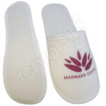 Baskılı Otel Terlik Tek Katlı Havlu Terlik