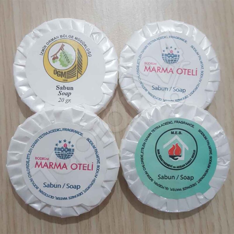 Logo Baskılı Pile Sargılı Otel Sabunu - Görsel 2