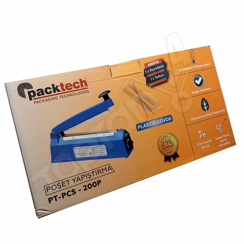 Packtech PT-200P 20 Cm Poşet Ağzı Kapama Yapıştırma Makinesi - Görsel 7