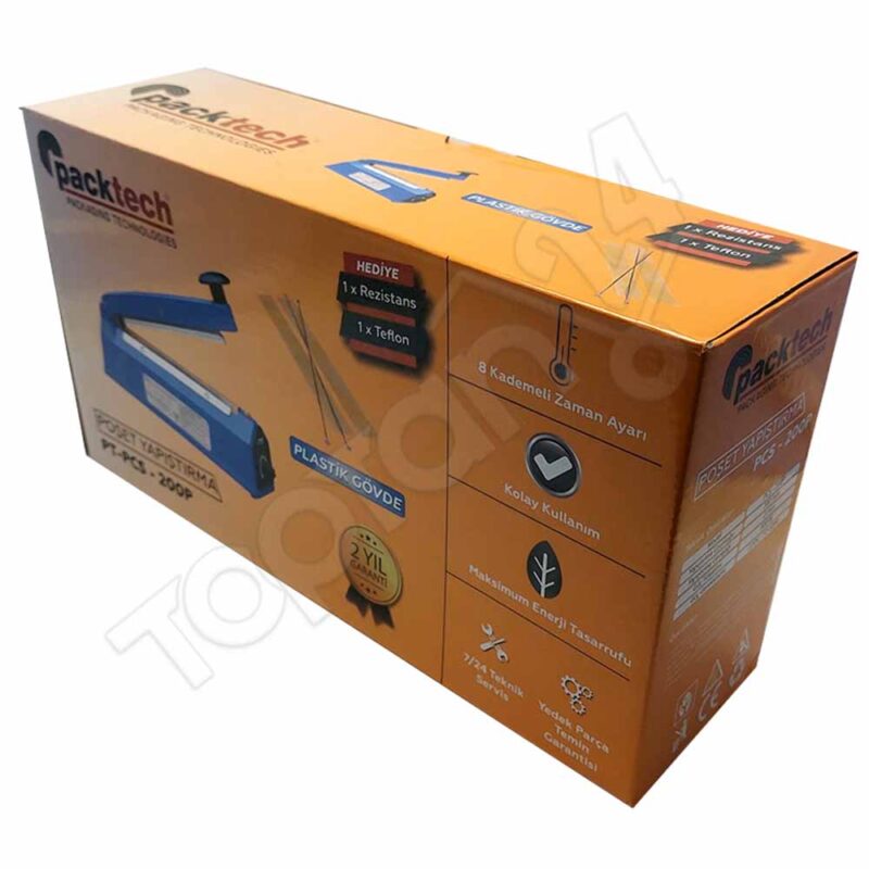 Packtech PT-200P 20 Cm Poşet Ağzı Kapama Yapıştırma Makinesi - Görsel 8