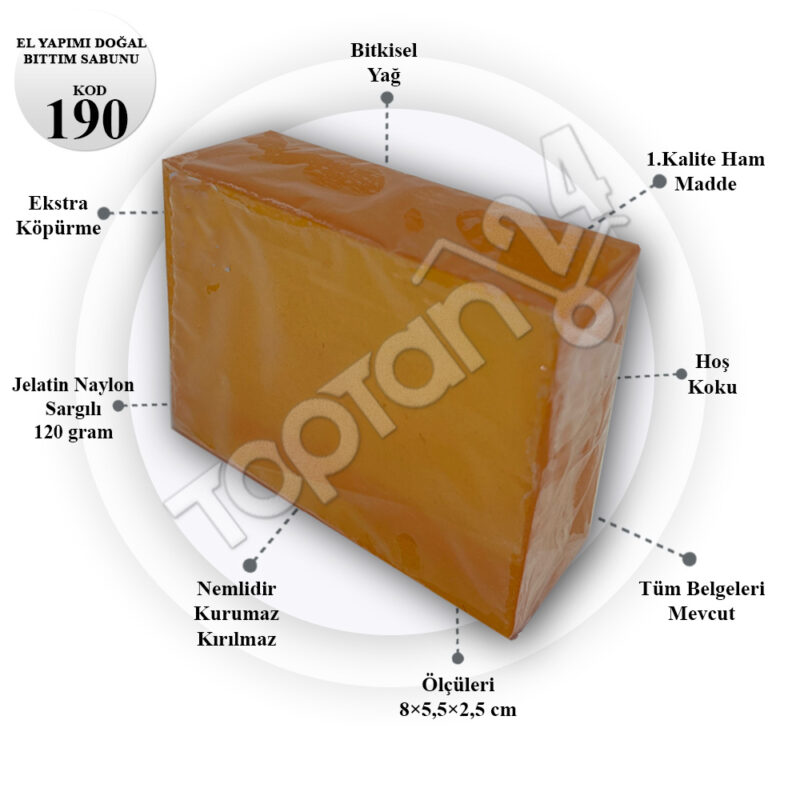 El Yapımı Doğal Bıttım Sabunu 120 Gr - Görsel 2