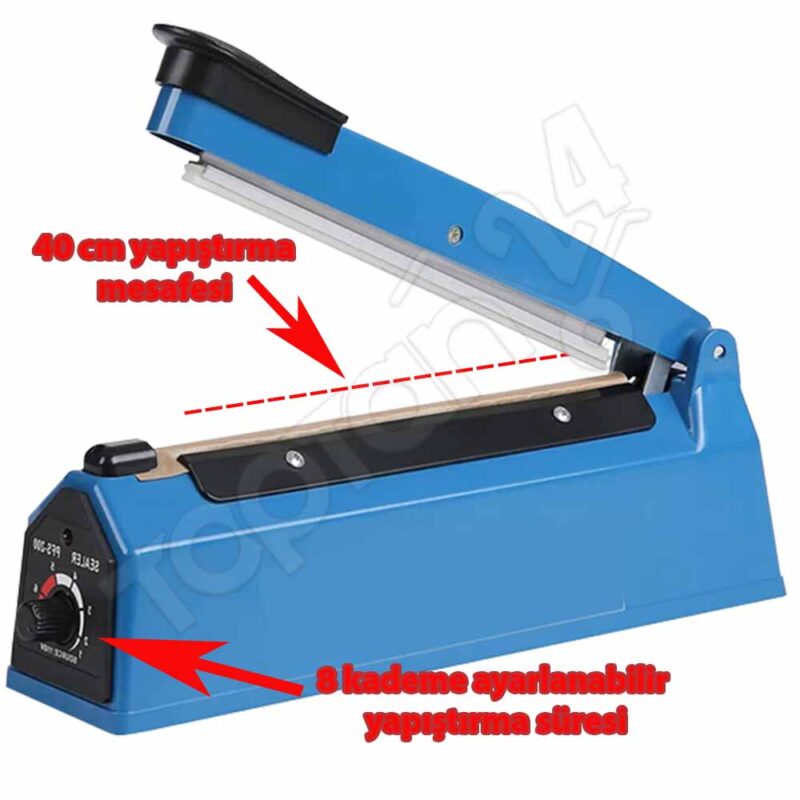 Packtech PT-400P 40 Cm Poşet Ağzı Kapama Yapıştırma Makinesi - Görsel 2