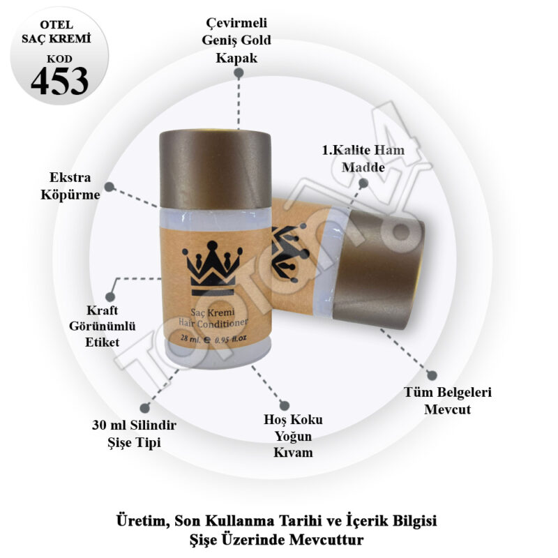 Otel Saç Kremi Geniş Kapak Kraft 30 Ml - Görsel 2