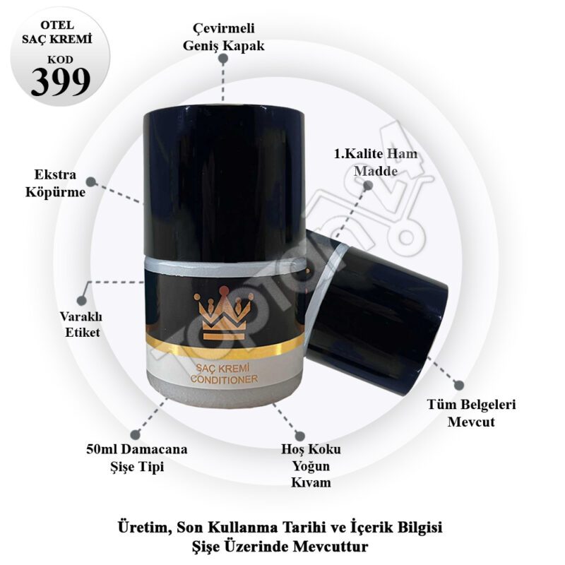 Otel Saç Kremi Geniş Kapak Yaldızlı 50 Ml - Görsel 2