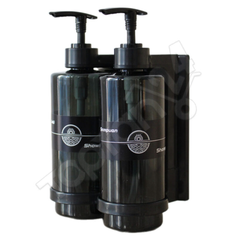 Boş Şampuan Şişesi 400 Ml Aparatlı - İkili Set - Görsel 2
