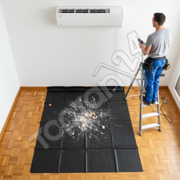 Tek Kullanımlık Klima Montaj Örtüsü