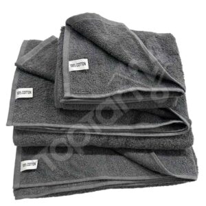 Banyo Havlusu Gri Renkli Büyük Boy