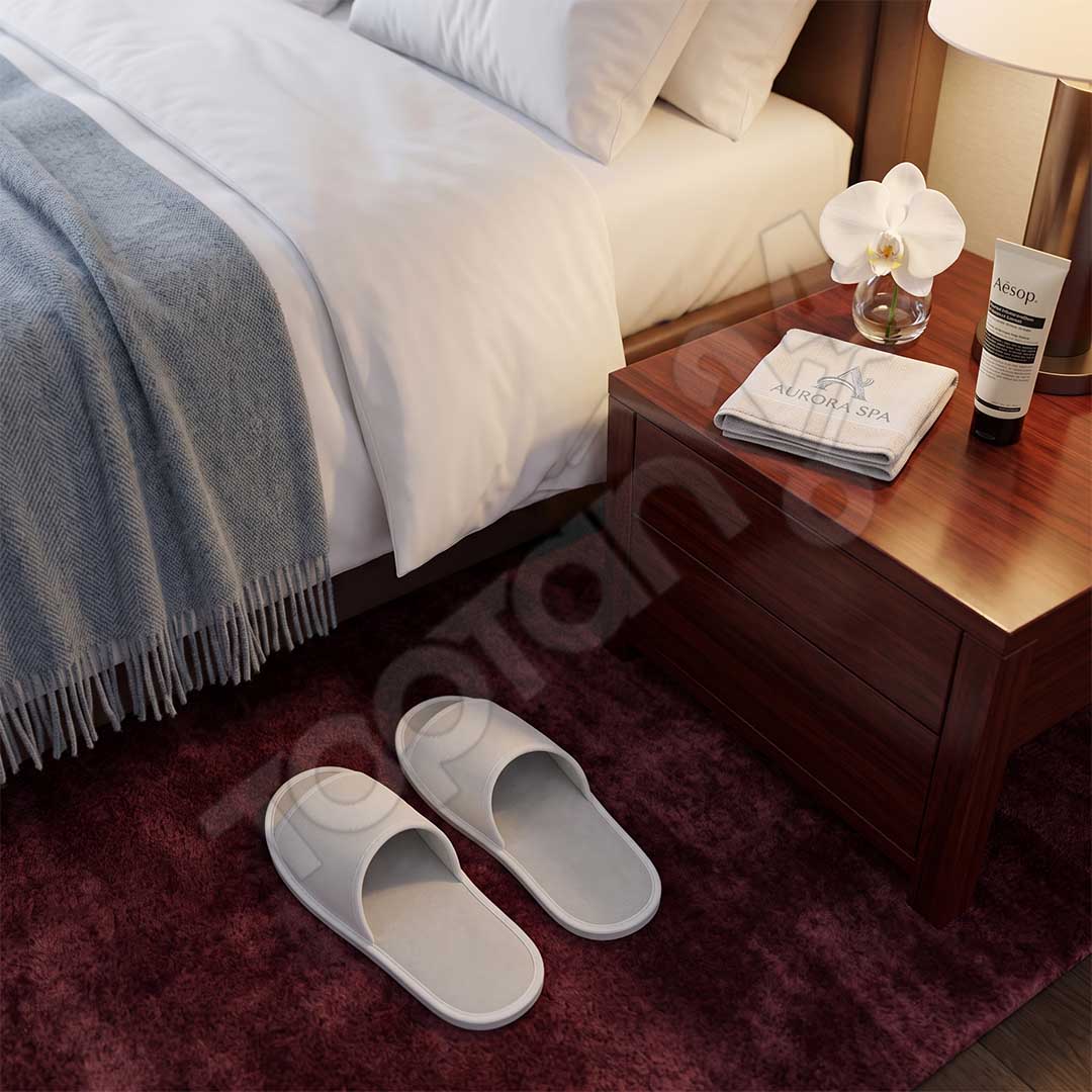 Gerçek Kaymaz Tabanlı Spa Terliği Önü Açık 12 Gerçek Kaymaz Tabanlı Spa Terliği Önü Açık - Görsel 12